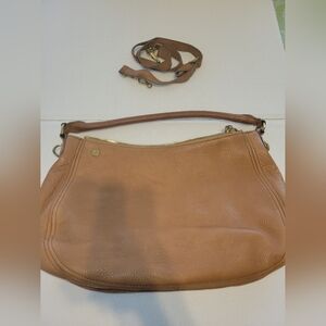 JCrew Bienniel Camel Color Leather Hobo Handbag